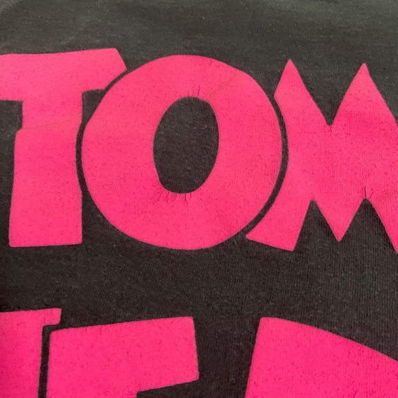 Tom and Jerry Black Graphic Tee Cartoon Shirt Large - Picture 7 of 8